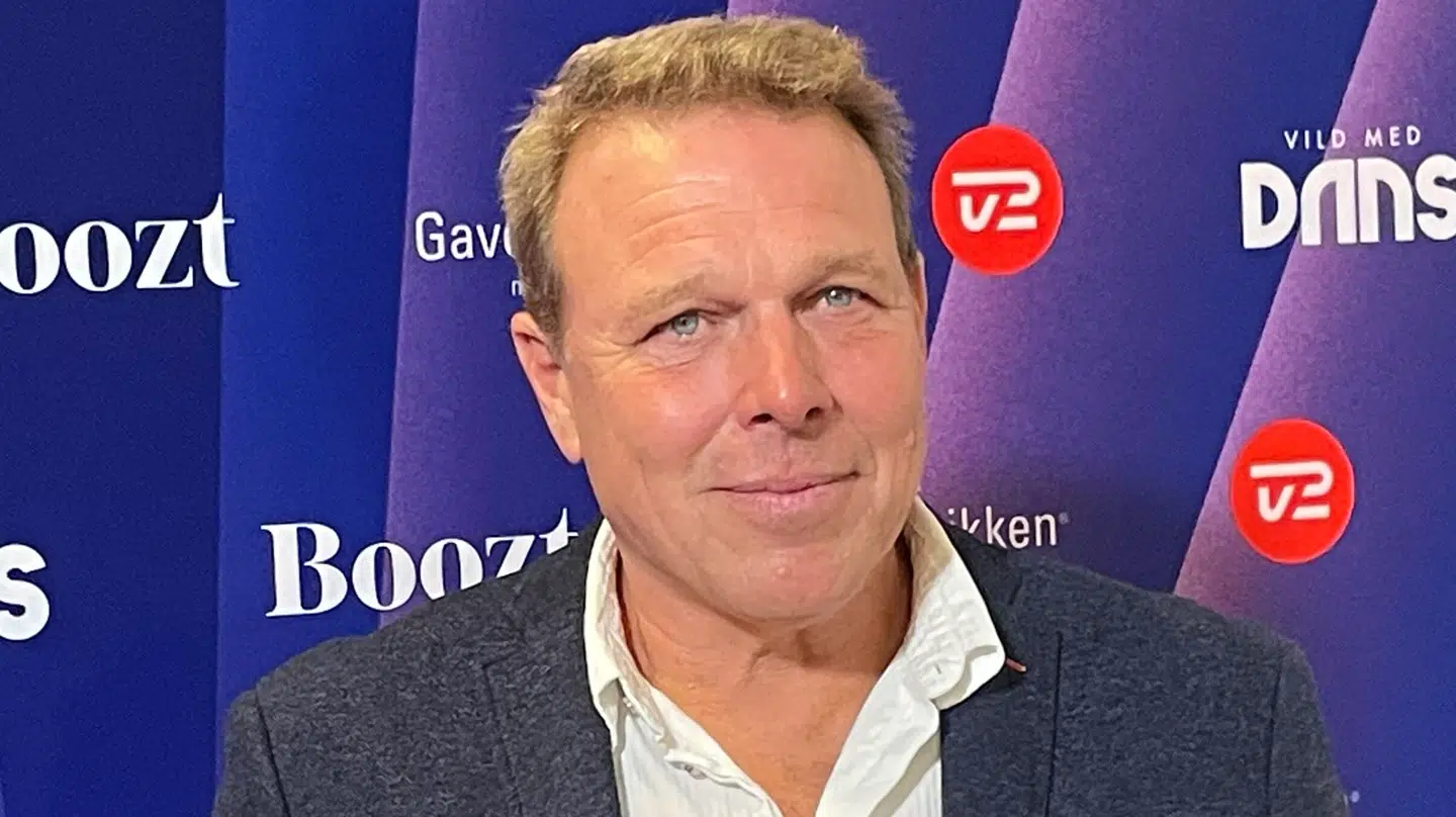 Mikkel Beha på den røde løber forud for 'Vild med dans' premieren fredag aften.