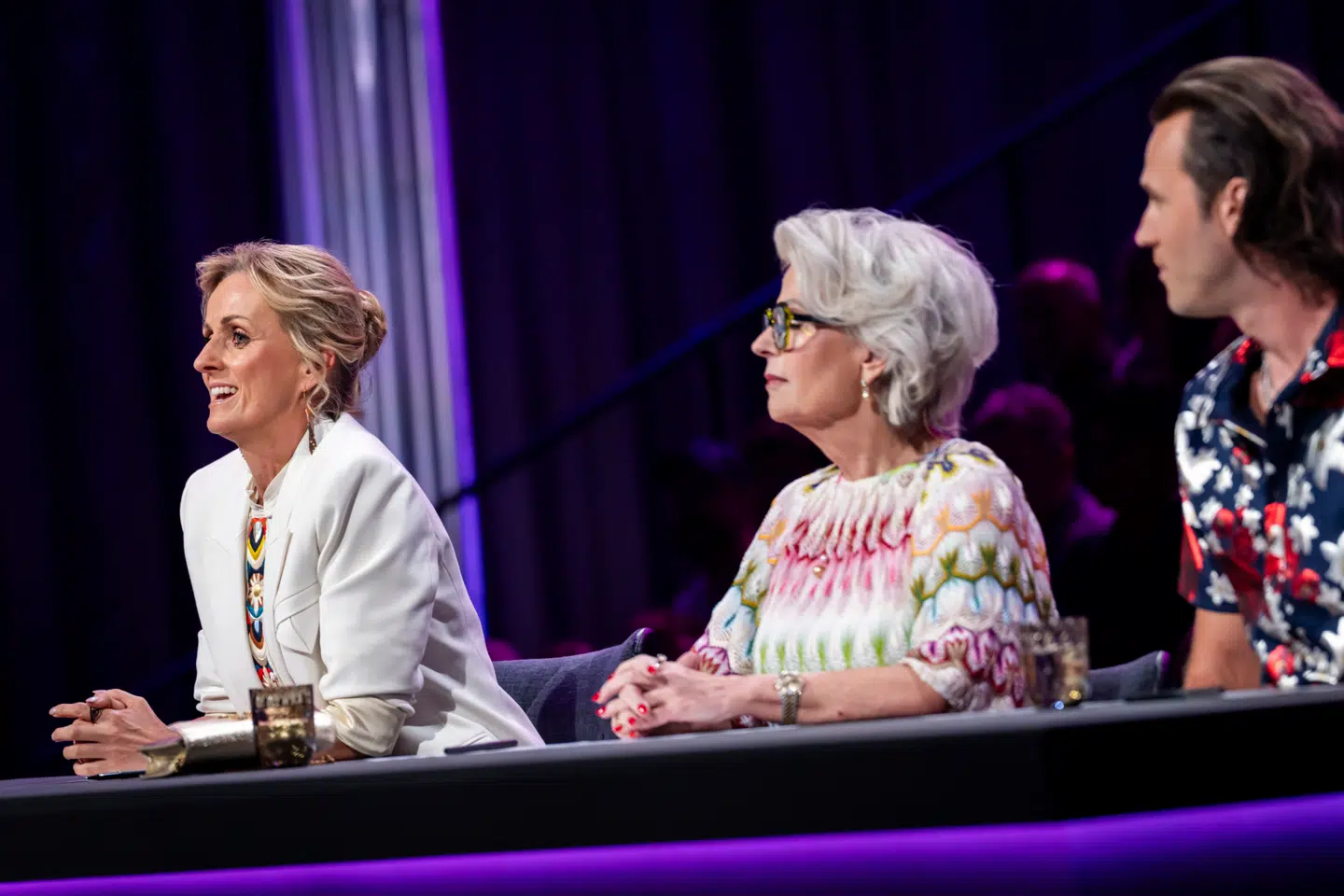 Marianne Eihilt, Lene James Mikkelsen og Sonny Fredie Pedersen til premieren på TV 2s 22. sæson af underholdningsprogrammet 'Vild med dans'.