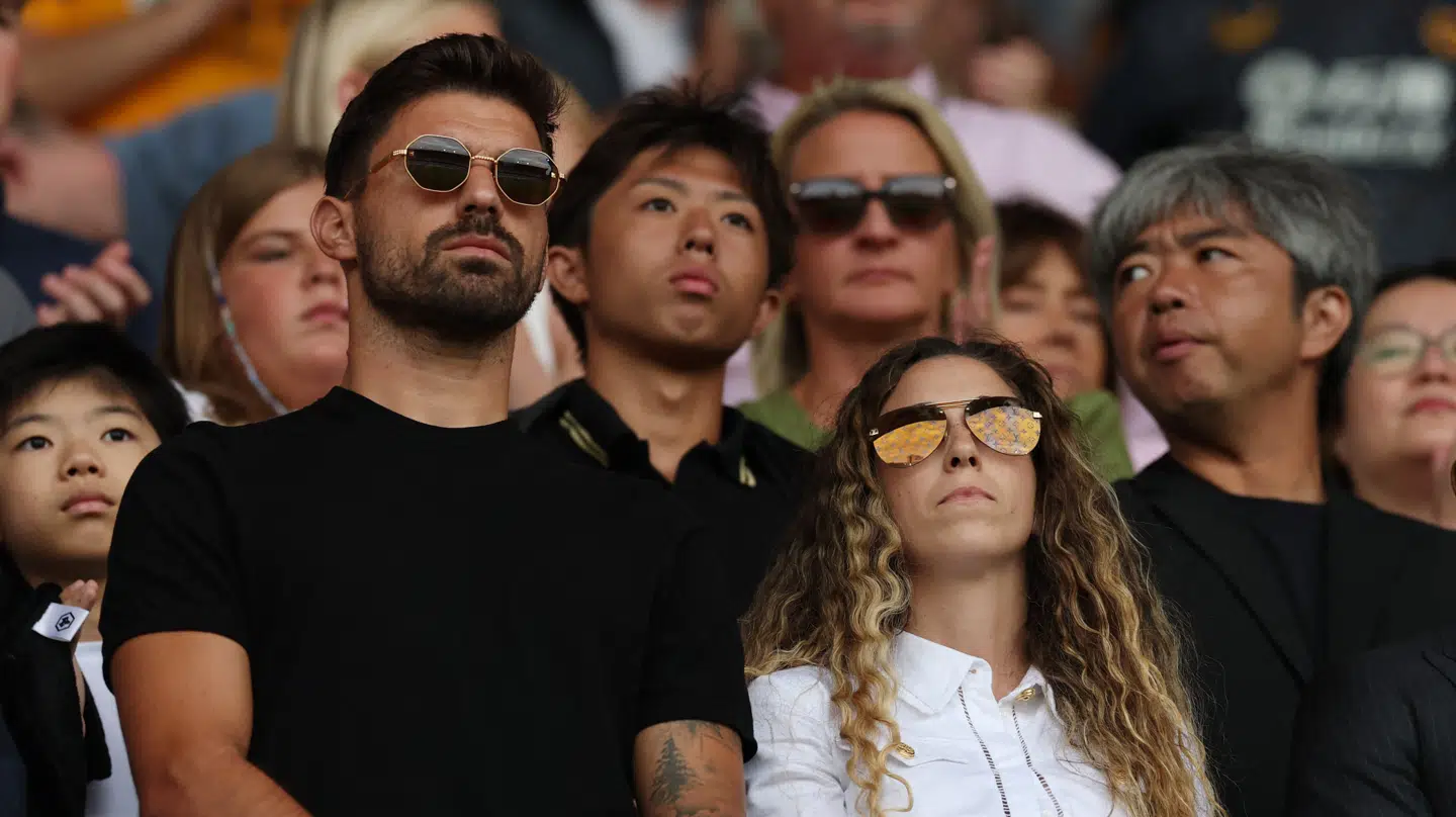 Diogo Jotas kone (th) til en af mange mindehøjtideligheder.