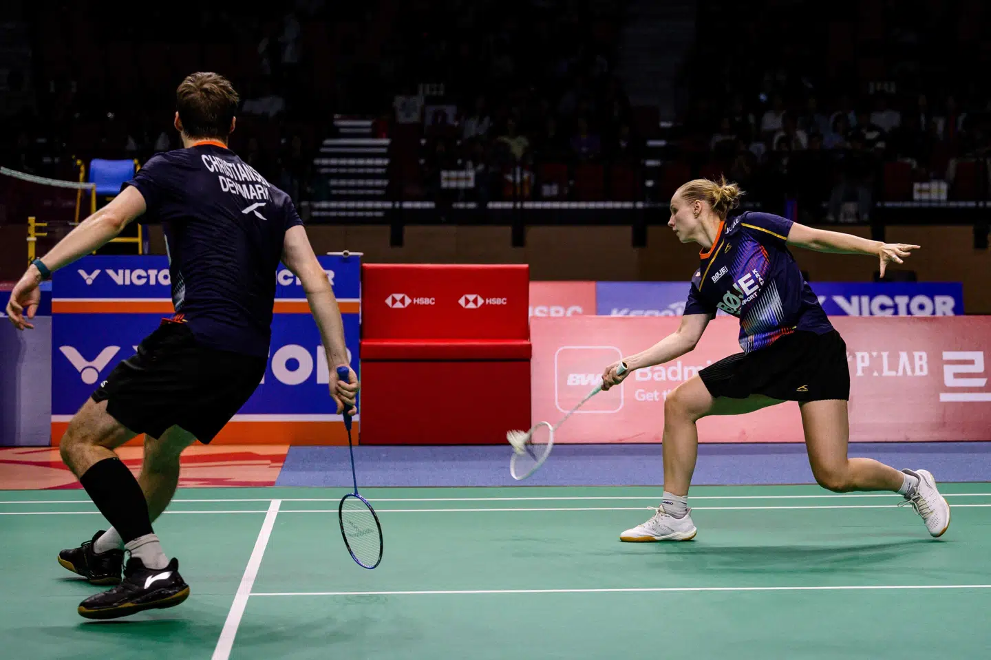 Mathias Christiansen og Alexandra Bøje tabte knebent til kinesiske verdensettere.