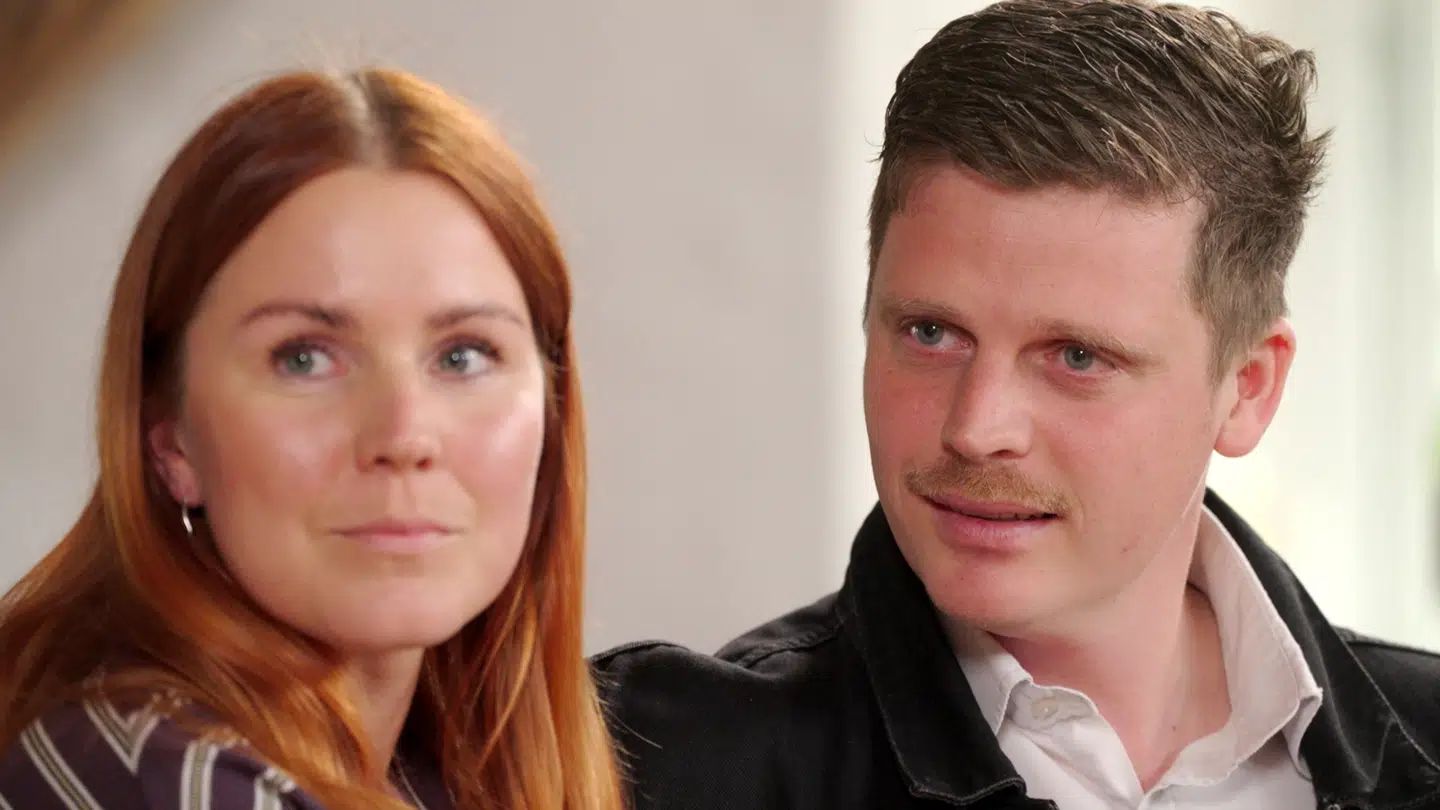 Amalie Klæstrup og Otto Olrik under parrenes get-away i denne uges 'Gift ved første blik'.