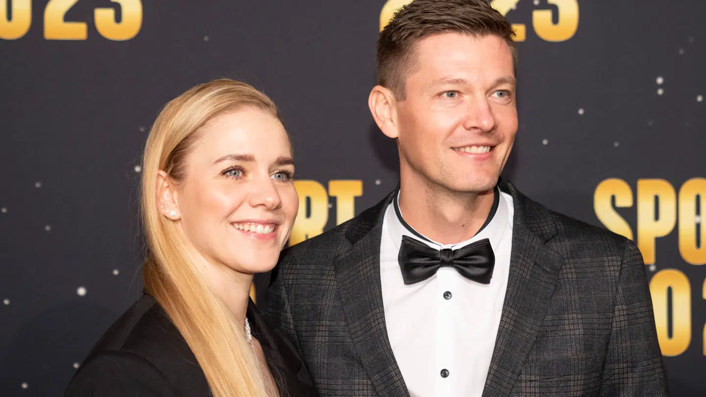 Lasse Svan og Sara Jemon Svan ved Sport 2023.