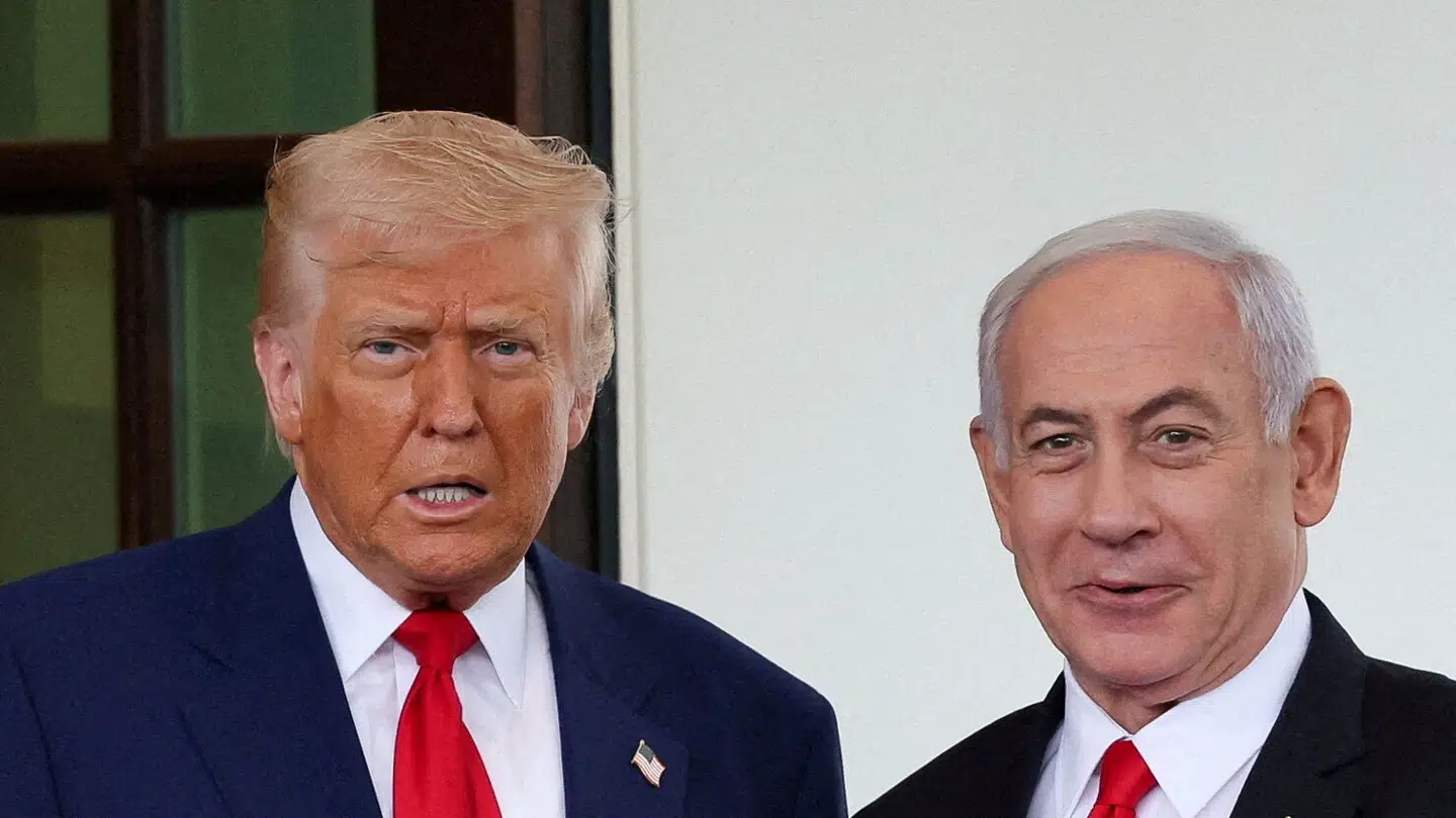 ARKIVFOTO. USAs præsident, Donald Trump, og Israels premierminister, Benjamin Netanyahu, skal mandag mødes i Det Hvide Hus, hvor de efter planen også vil holde et pressemøde.