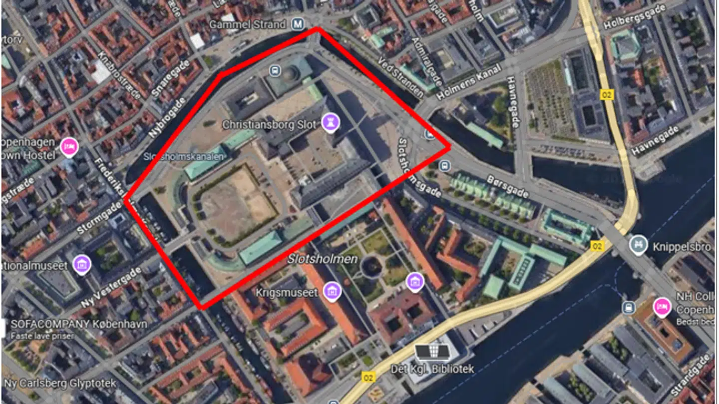 Dette område i København vil blive spærret i forbindelse med, at statsminister Mette Frederiksen (S) denne uge er vært for et uformelt EU-topmøde.