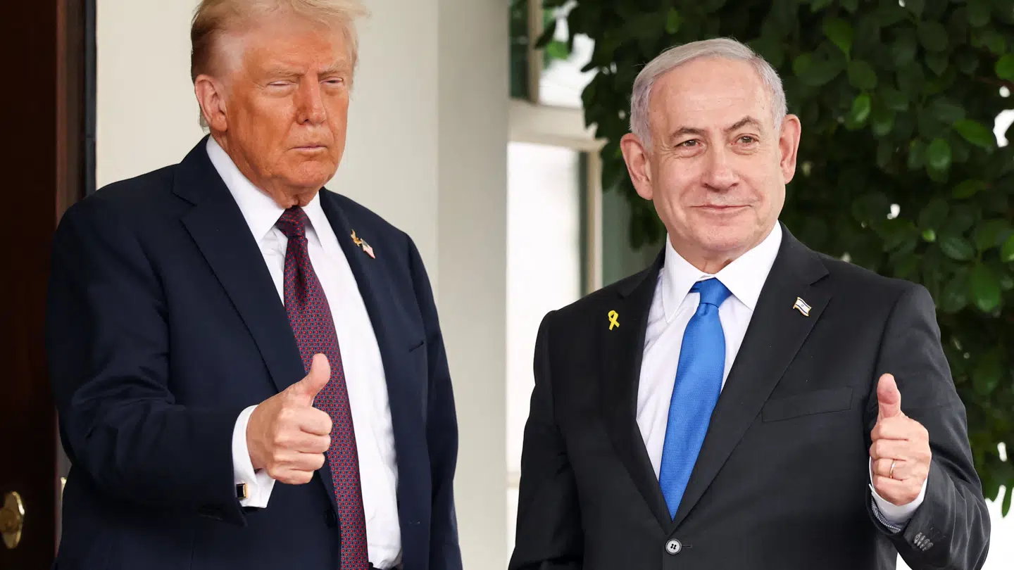 Donald Trump og Benjamin Netanyahu.