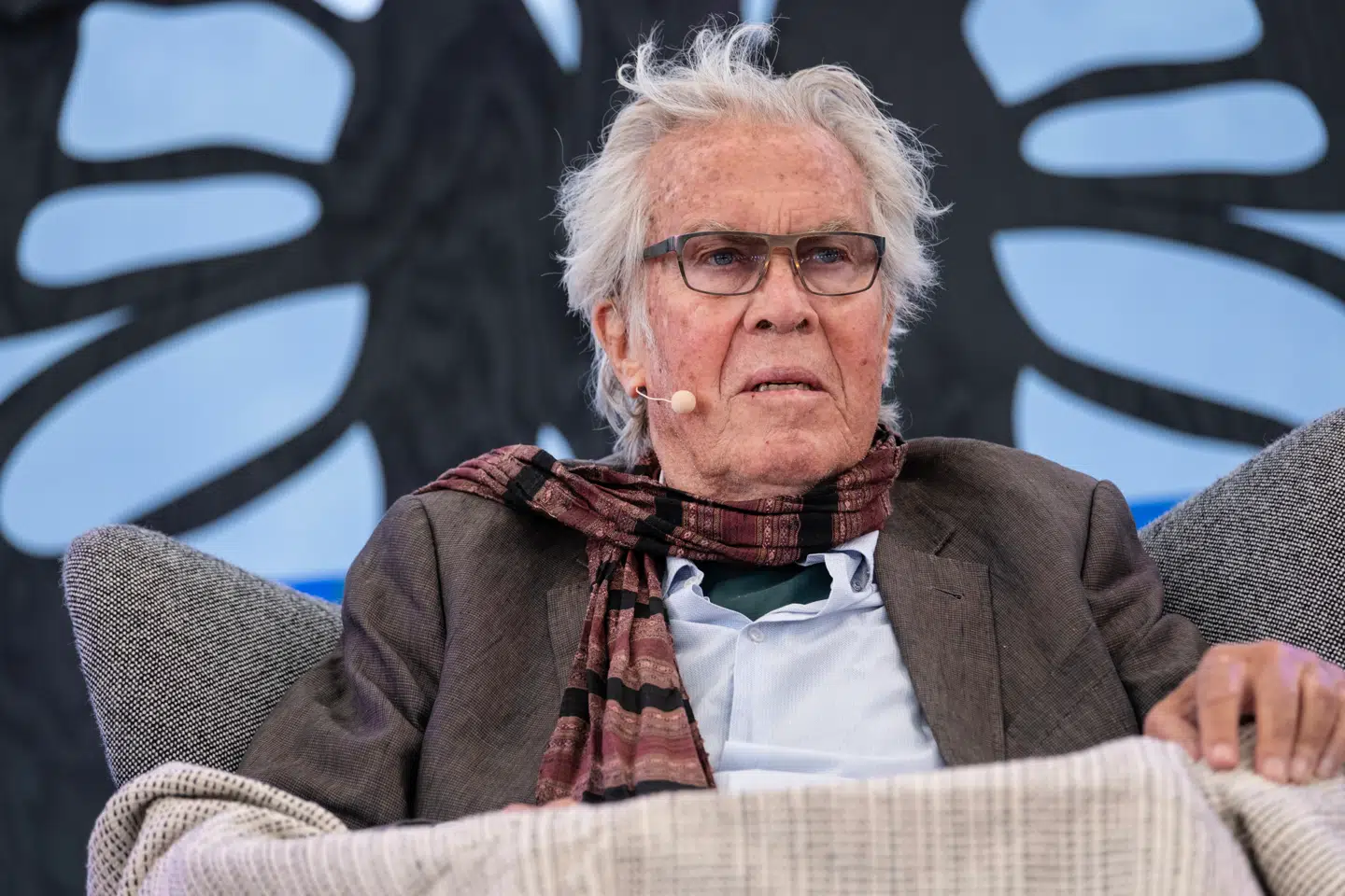 Jørgen Leth holdt sig i den grad aktiv hele livet - her optrådte han i en talk på Heartland Festival i 2024.