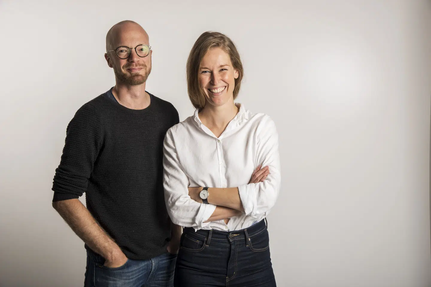 Medstiftere af Zetland Jakob Moll og Lea Korsgaard skal fortsat være medejere af mediet, mens Bonnier News nu sætter sig på størstedelen af ejerskabet. Tav Klitgaard og Sebastian Winther skal også fortsat være medejere. (Arkivfoto).