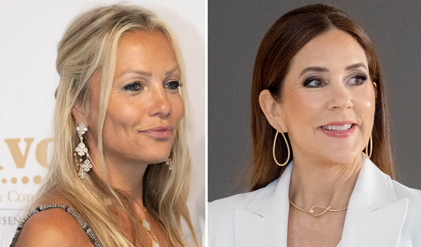 Caroline Fleming og Dronning Mary (th.)