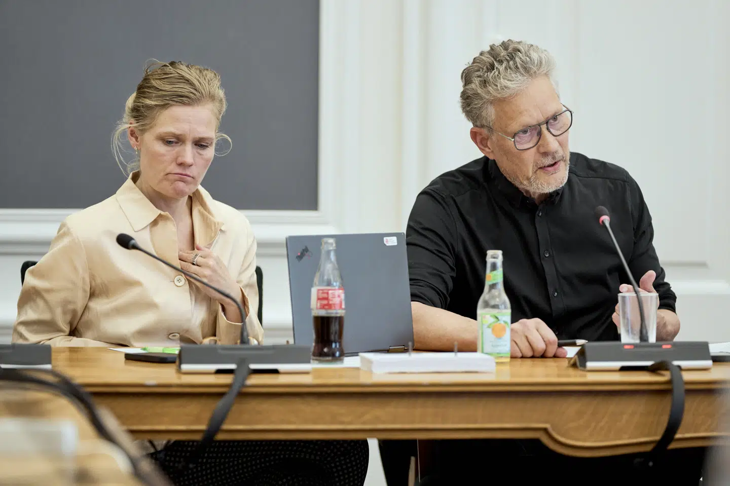 Leila Stockmarr (EL) og Torsten Gejl (AL) er kritiske over, at regeringen ikke sætter hårdere ind mod usikre klimatiltag. (Arkivfoto).