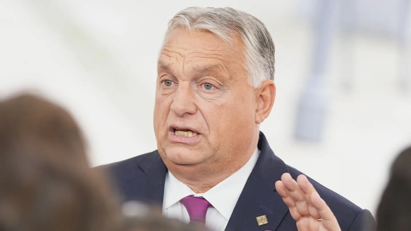 EU's stats- og regeringschefer, heriblandt ungarske Viktor Orbán, ankommer til et uformelt topmøde i det danske parlament på Christiansborg Slot i København onsdag den 1. oktober 2025.