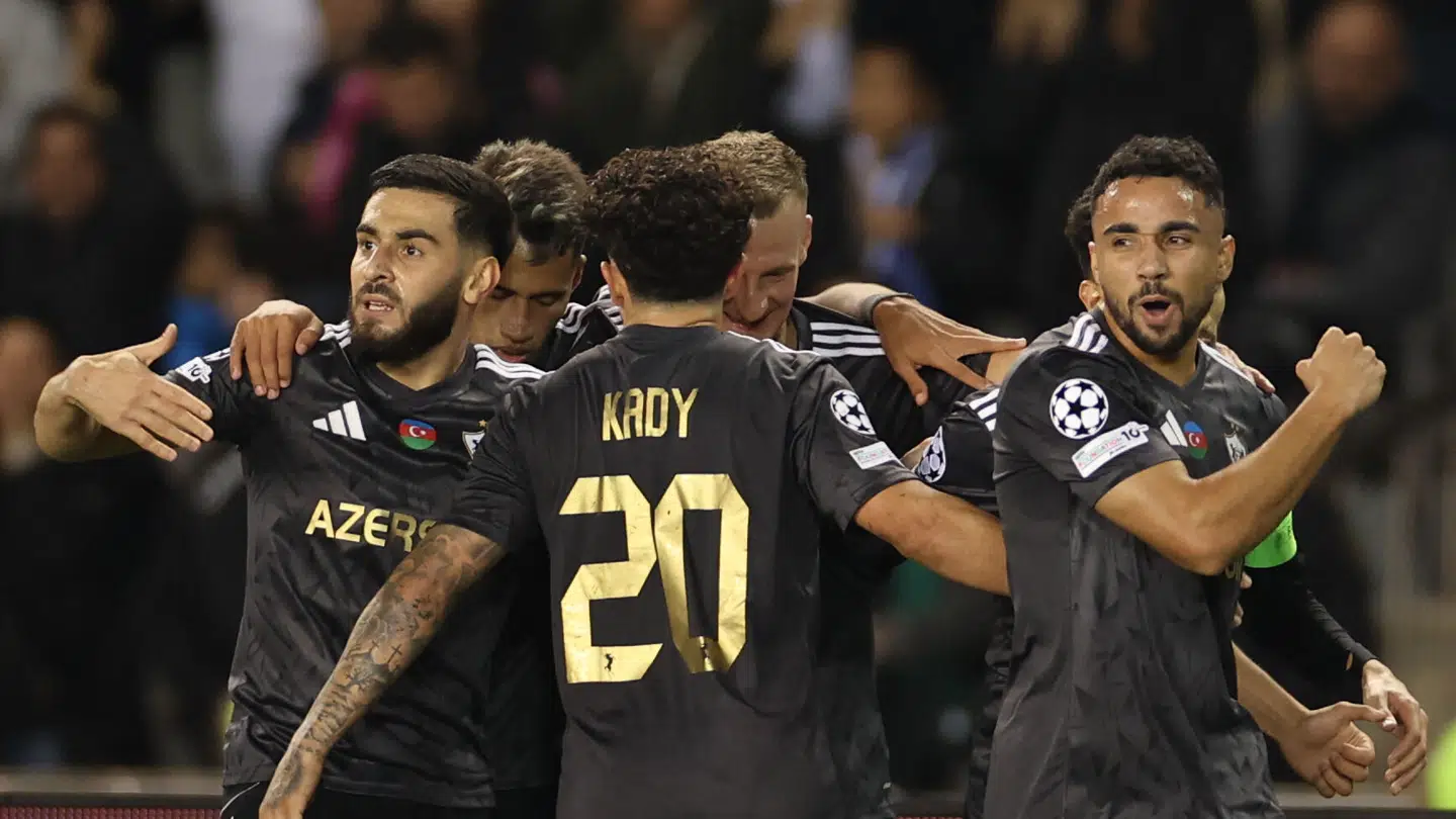Qarabag kunne juble to gange.