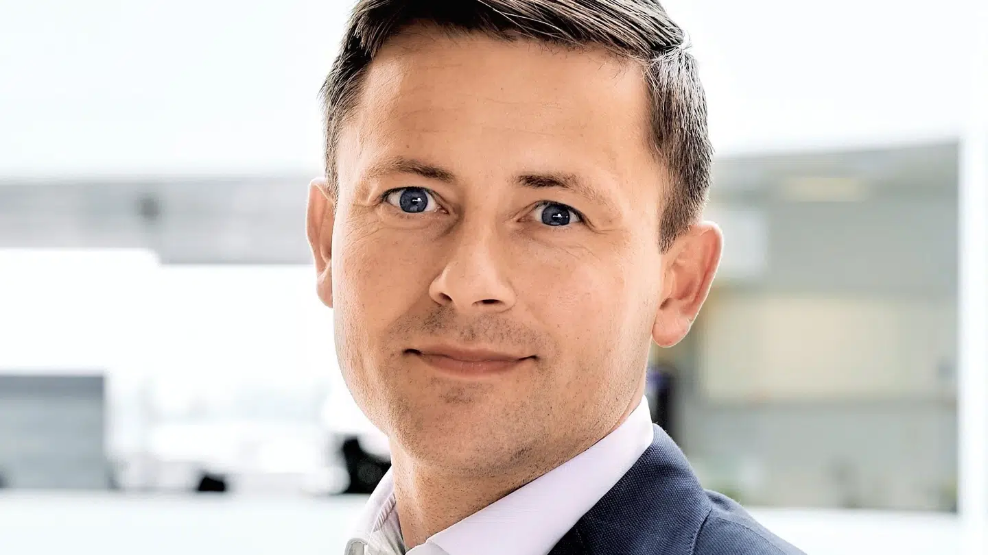 Her ses aktiechef Philip Jagd fra Sampension.