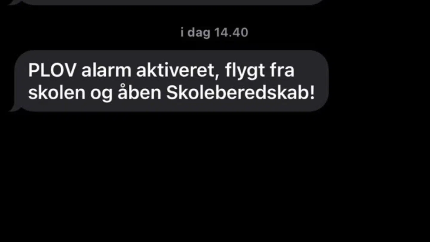Beskeden som de studerende og ansatte på Campus Bornholm modtog onsdag eftermiddag.