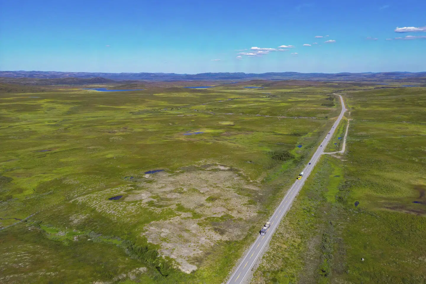 Soldater har været ude på en terrænøvelse i Norges nordligste fylke, Finnmark, som grænser op til Finland og Rusland. Fem soldater er torsdag aften savnet. (Arkivfoto).