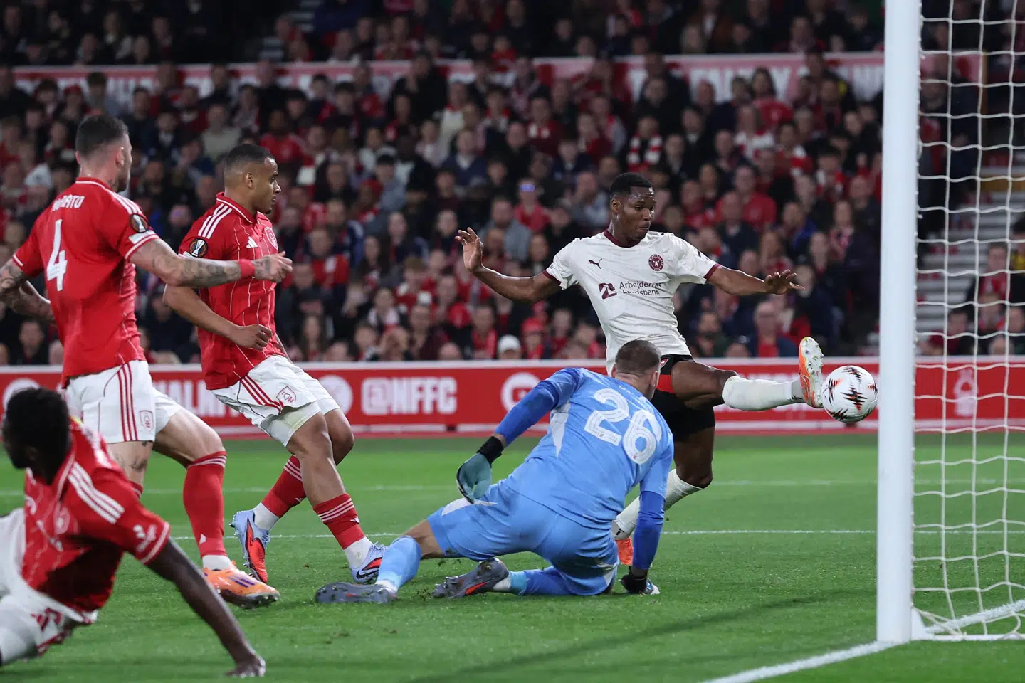 Ousmane Diao bringer FCM på 1-0 mod Nottingham Forest.