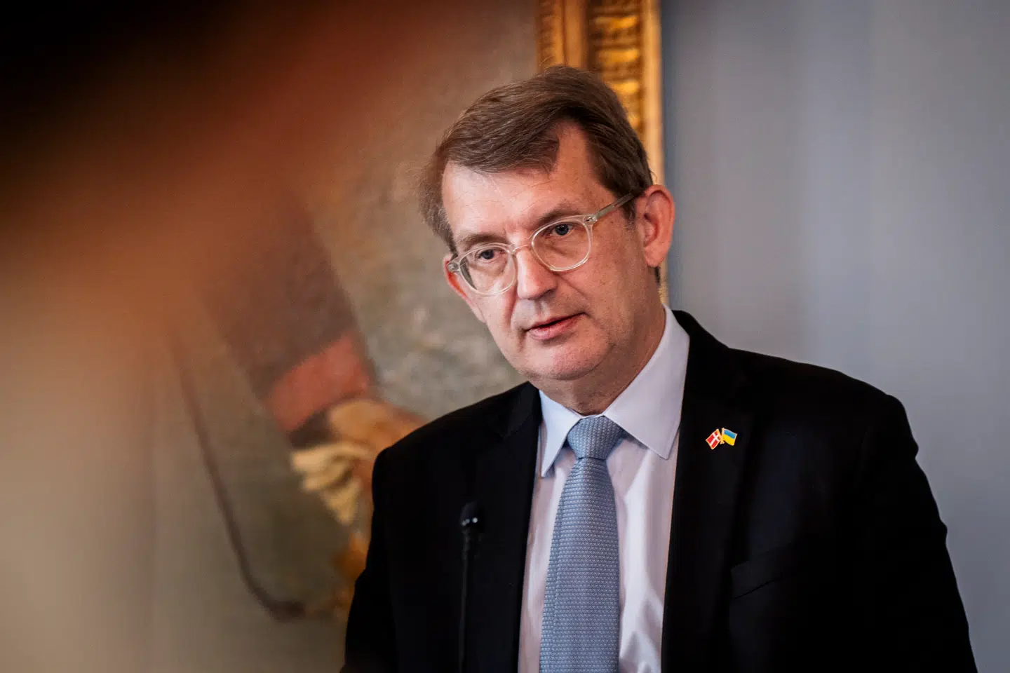 Forsvarsminister Troels Lund Poulsen (V).