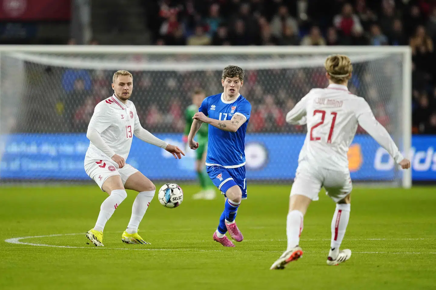 Adrian Justinussen - her for Færøerne - skifter fra Hillerød til Horsens. (Arkivfoto).