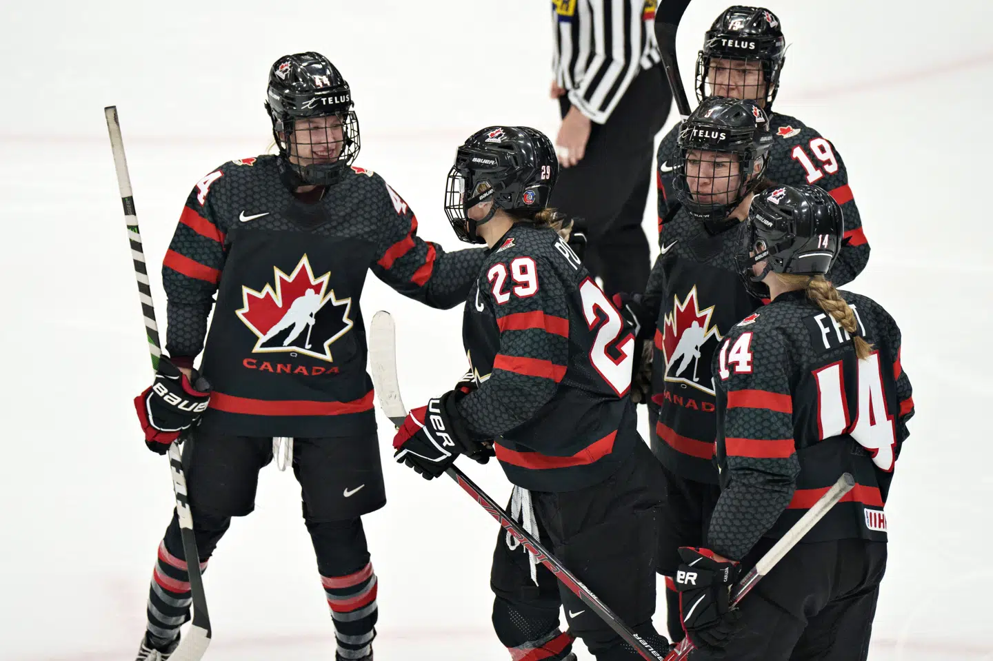 Canana blev verdensmester, da der blev afholdt kvinde-VM i ishockey i Danmark i 2022. (Arkivfoto).