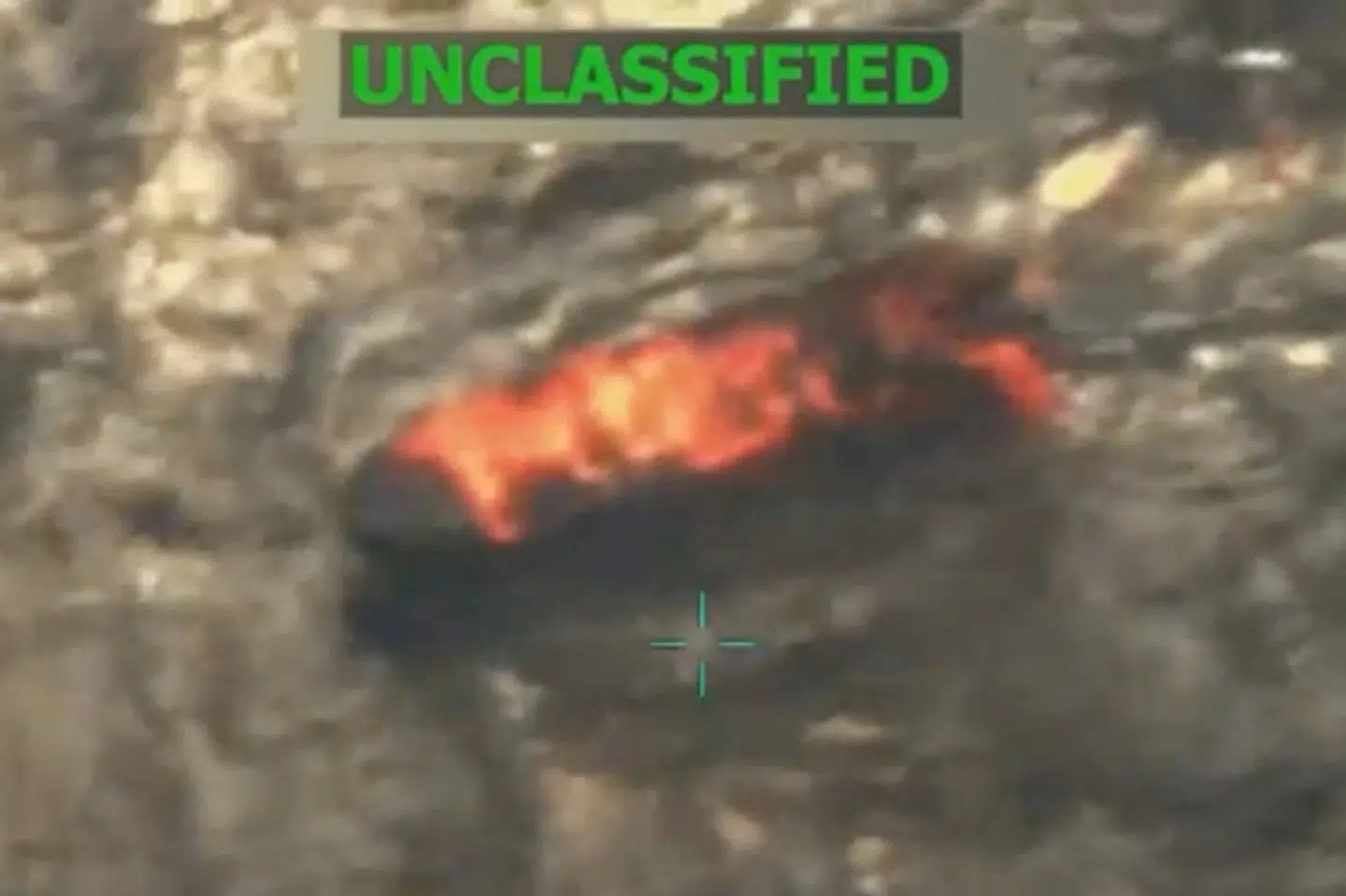 Her ses et billede fra et tidligere amerikansk angreb på en påstået venezuelansk smuglerbåd 15. september. (Arkivfoto).