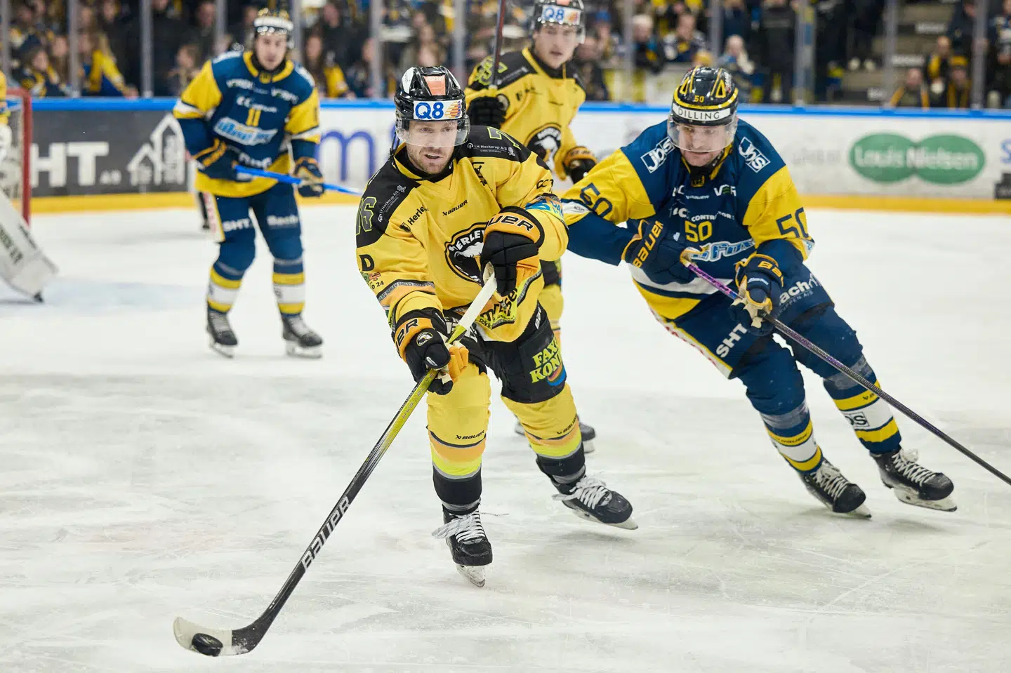 Svenske Anton Johansson leverede to mål og to assister i Herlevs sejr fredag aften. (Arkivfoto).