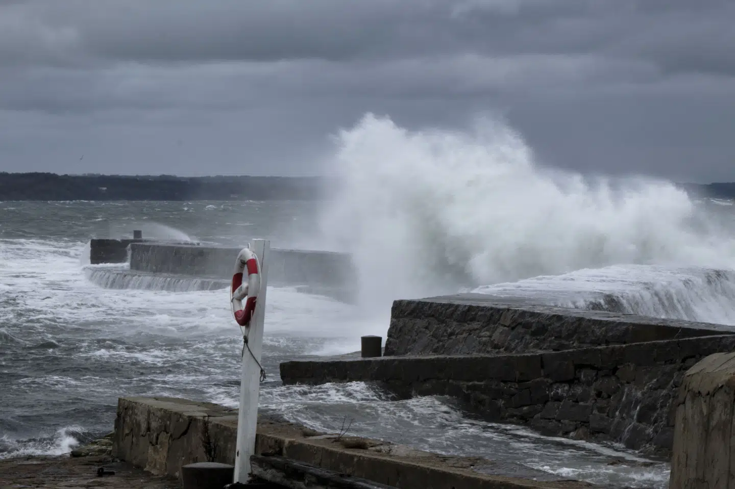 Stormvejr har ramt Danmark natten til lørdag, oplyser DMI. Der er lørdag morgen målt vindstød af orkanstyrke i Frederikshavn, skriver DMI på X. (Arkivfoto).