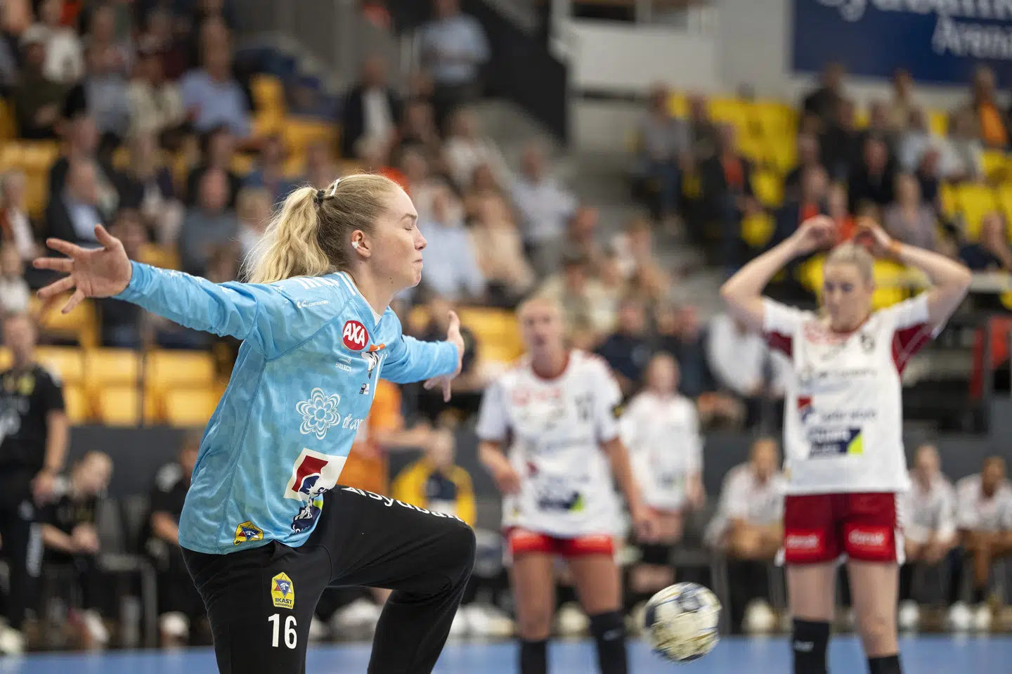 Amalie Milling hapsede mere end halvdelen af Solas afslutninger i anden halvleg. (Arkivfoto).