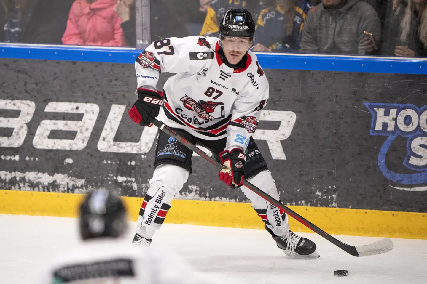 Tobias Ladehoff scorede et af Aalborgs mål i 3-2-sejren over Rungsted. (Arkivfoto).