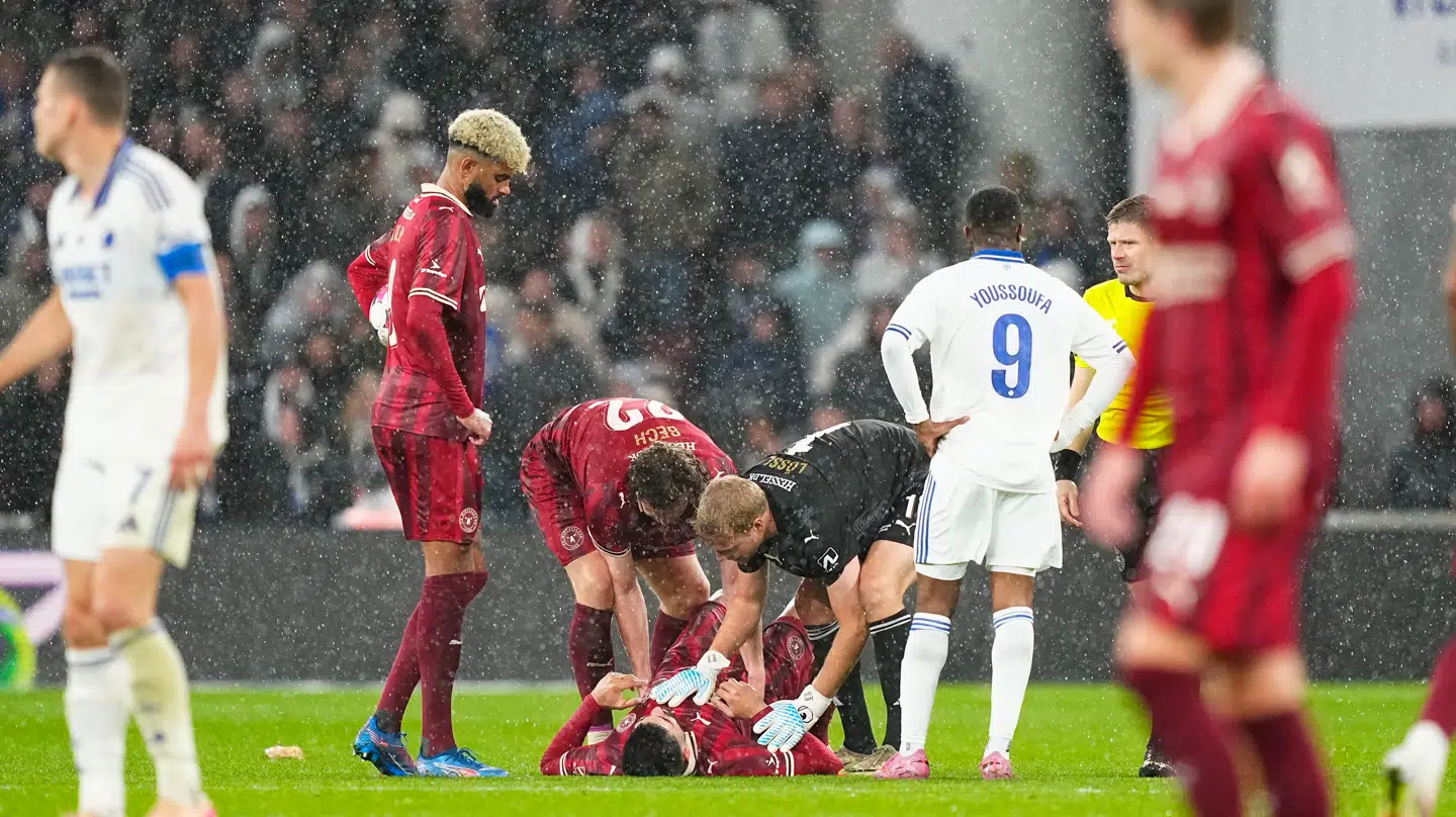 Superligakampen mellem FC København og FC Midtjylland i Parken i København søndag den 5. oktober 2025.