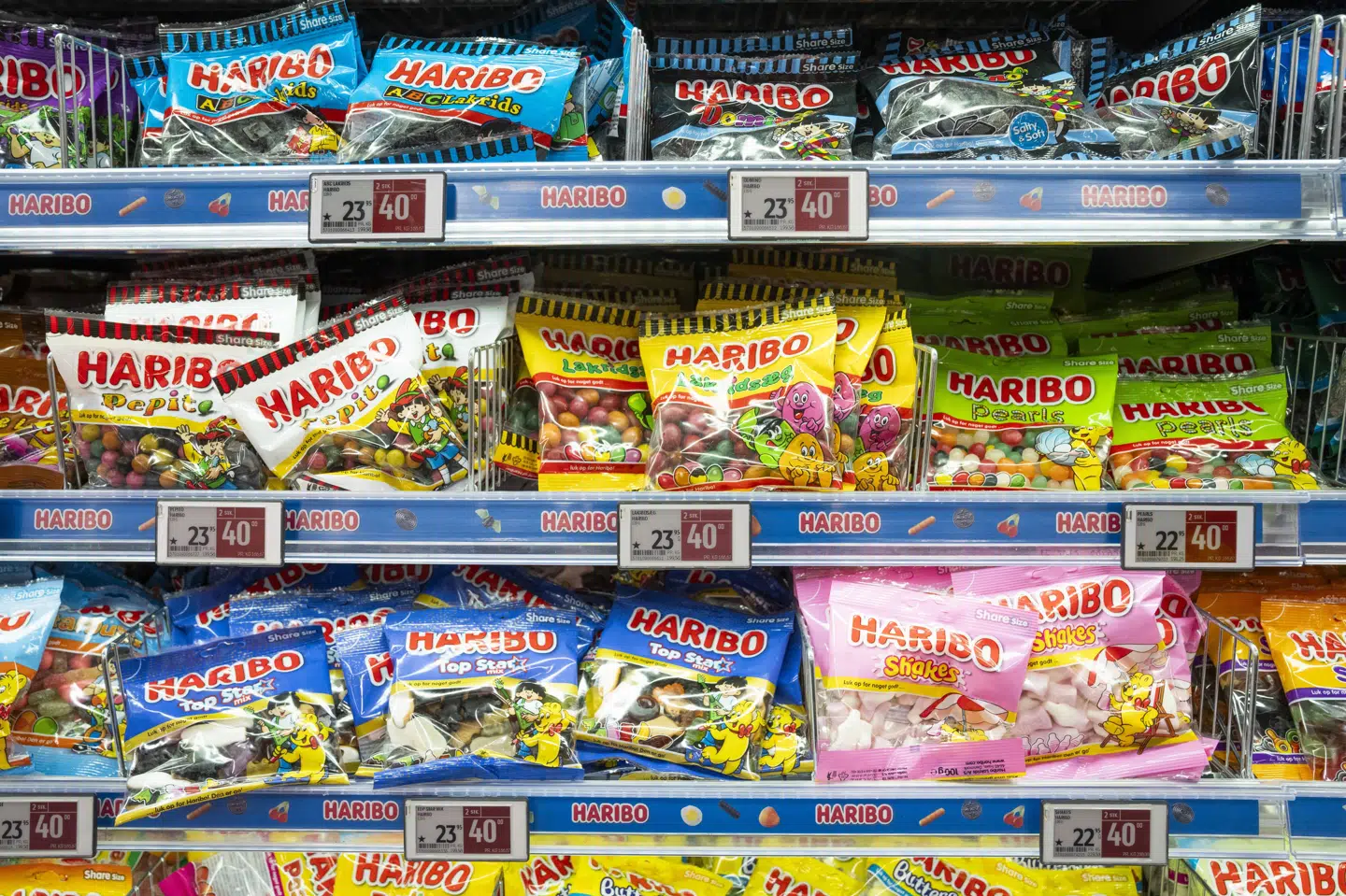 Slikproducenten Haribo vil have den svenske producent Candy People til at stoppe med at producere vingummisutter. (Arkivfoto).