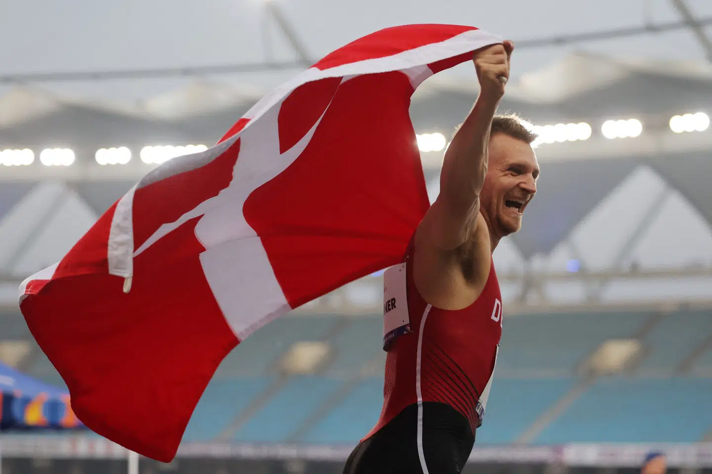 Daniel Wagner løb sig til VM-bronze på 100 meter i New Delhi.