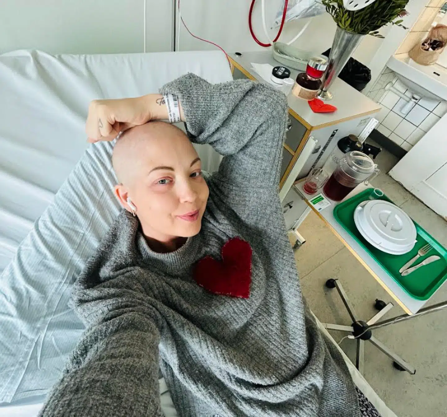 Kemobehandlingen tog hårdt på Lea-Sofie, og hun fik det utrolig dårligt efter behandlingerne.