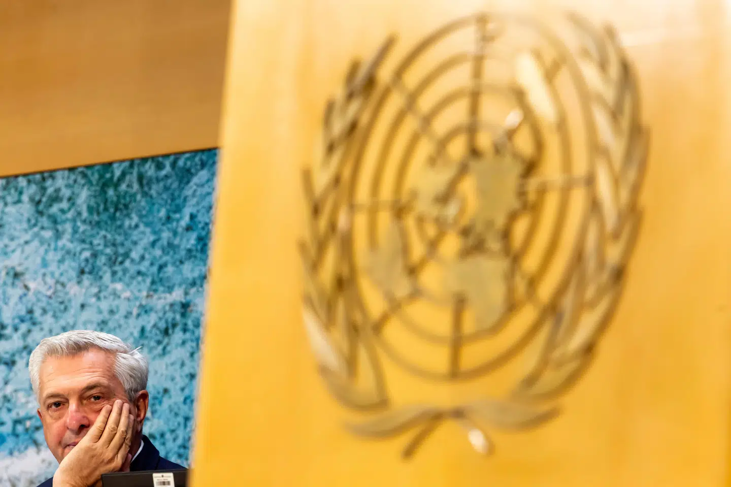 Filippo Grandi, FN's højkommissær for flygtninge, under UNHCR's årlige bestyrelsesmøde i Genève.