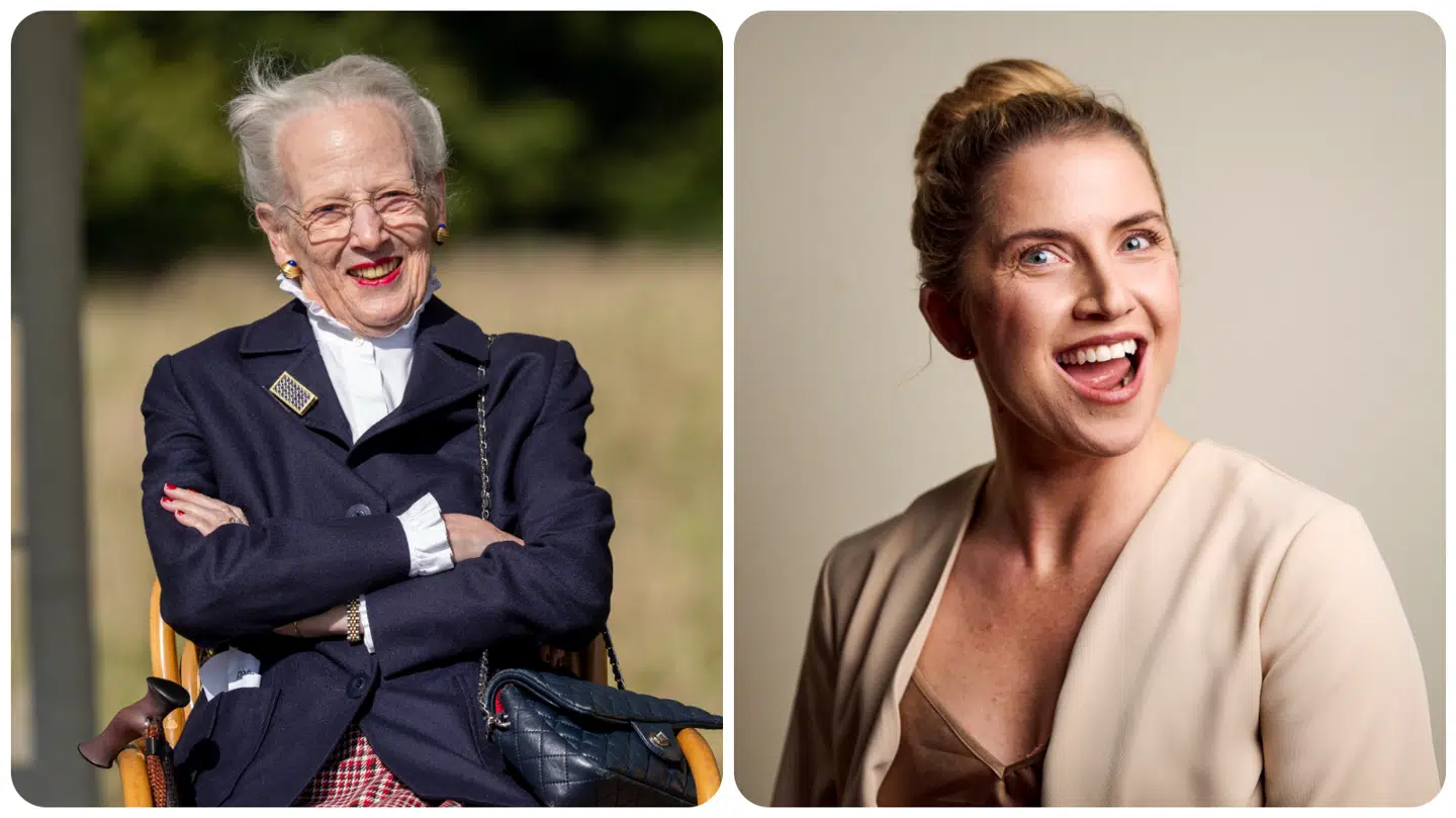 Dronning Margrethe havde skuespilleren Sicilia Gadborg i audiens for tre år tilbage, hvor hun på akavet vis fik takket for det ridderkors, dronningen havde godkendt at hædre hende med. Fotos: Ritzau Scanpix