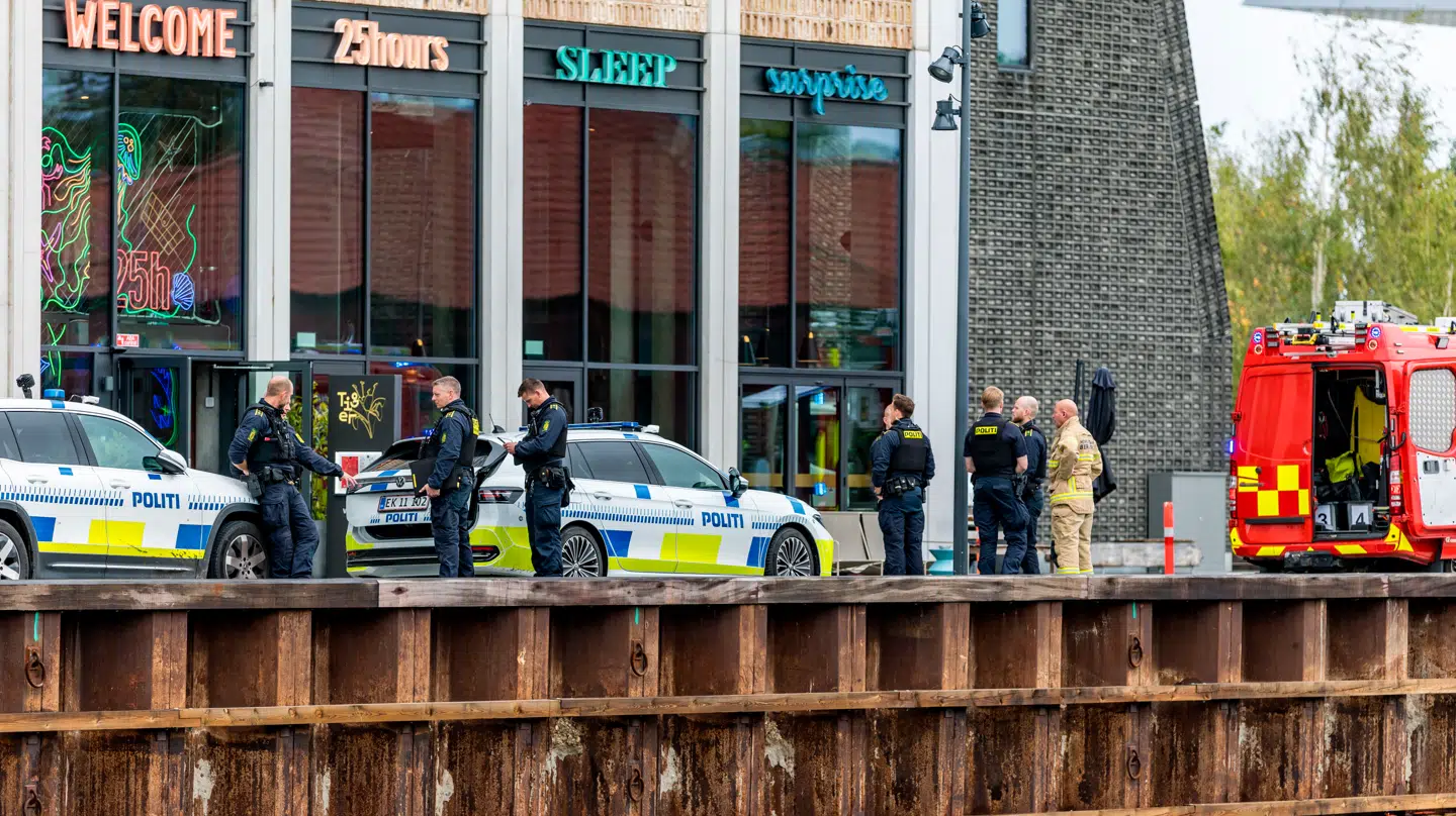 Politiet fik anmeldelsen klokken 08.44.