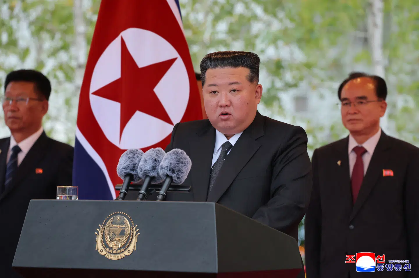 Kim Jong-Un får fint besøg.