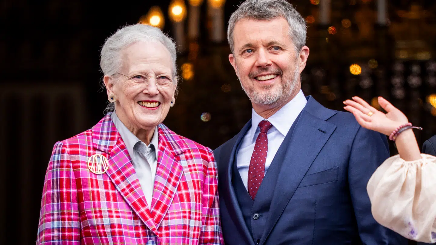 Kong Frederik og dronning Margrethe sammen tidligere på året i forbindelse med kong Frederiks 57 års fødselsdag.