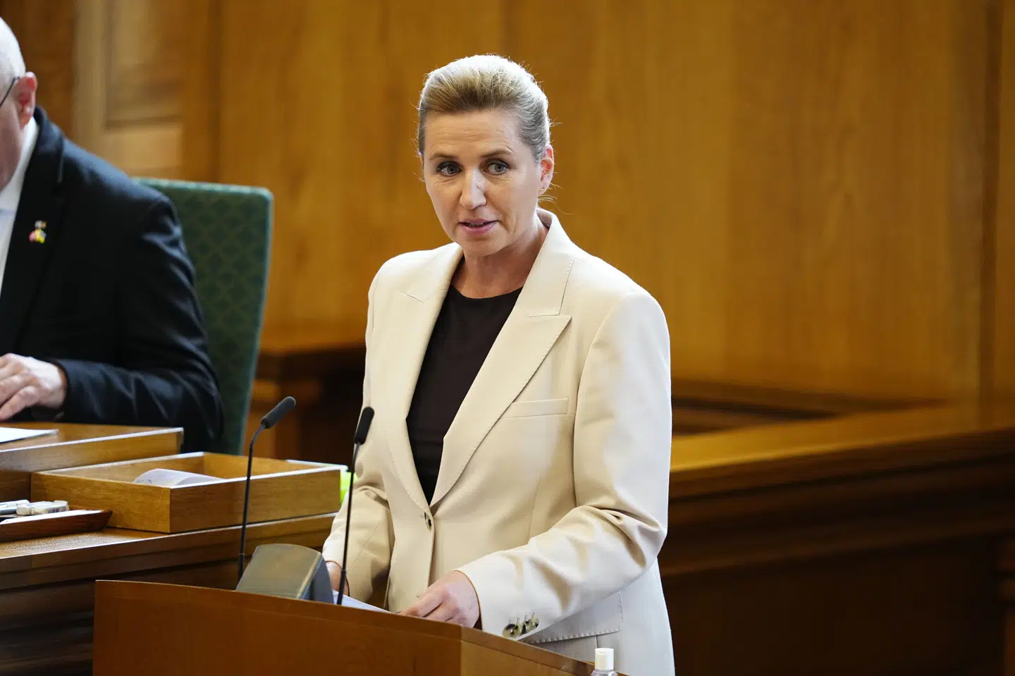 Statsminister Mette Frederiksen (S) holder den årlige åbningstale i Folketinget.