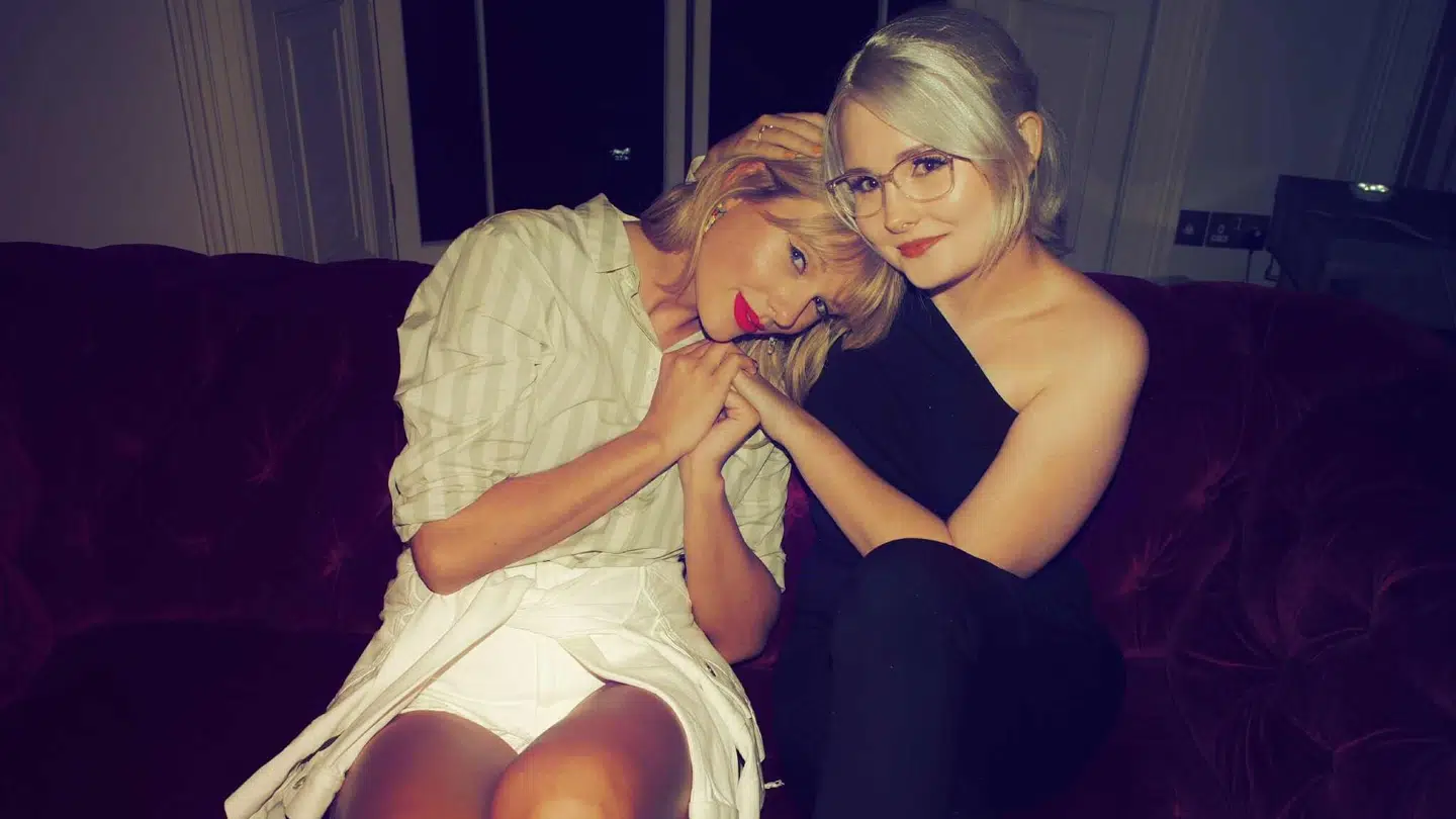 Nadia Jørgensen med Taylor Swift.