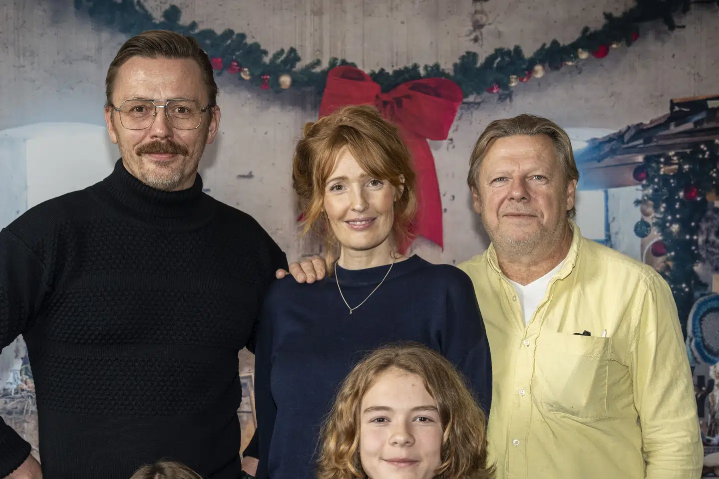 Julie Agnete Vang (i midten) er en af de to skuespillere, der ikke medvirker i opfølgeren til "Valdes jul". (Arkivfoto).