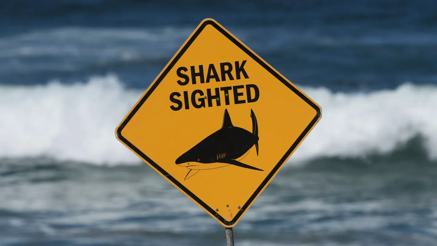 En mand i 50erne kørte sig selv til hospitalet efter et hajangreb.