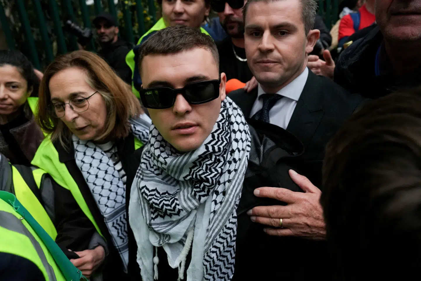 Mo Chara fra gruppen Kneecap var tiltalt for terrorbilligelse, men sagen mod ham blev i september afvist, da en frist for, hvornår tiltalen skulle have været rejst, var blevet overskredet. (Arkivfoto).