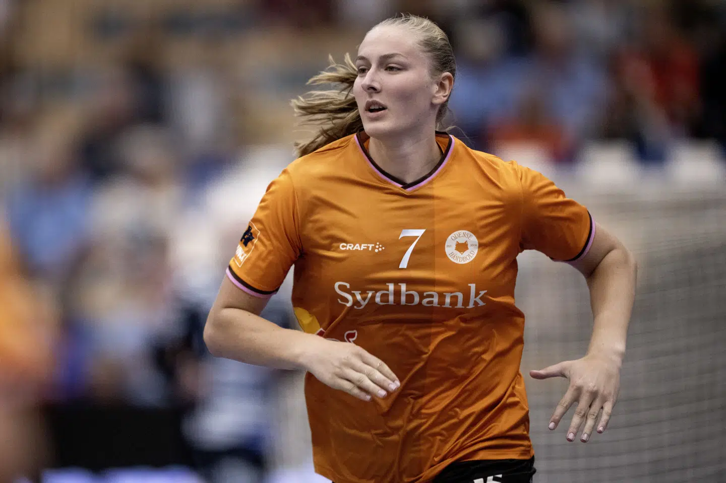 Tyske Viola Leuchter lavede syv mål for Odense tirsdag. (Arkivfoto).