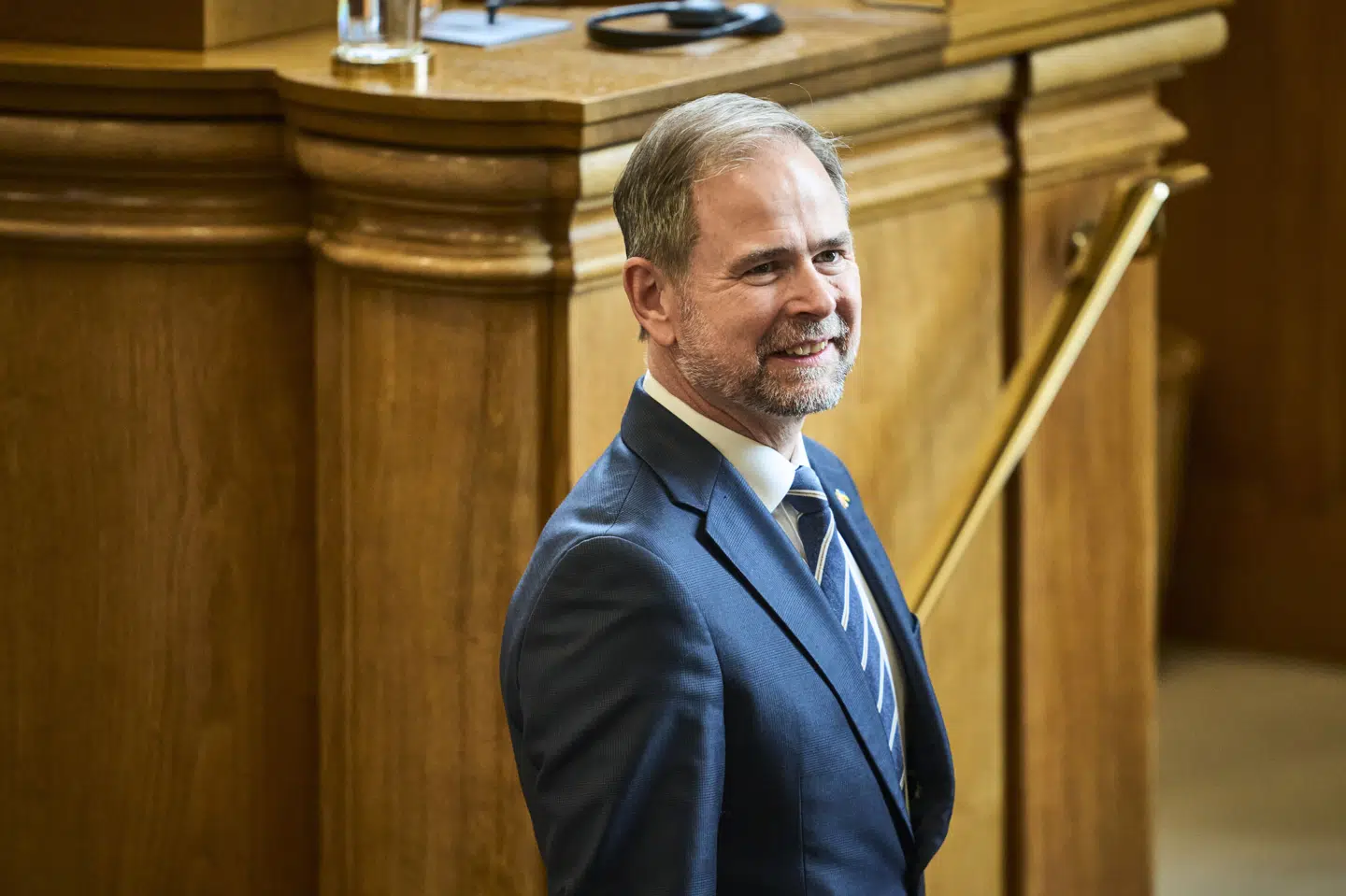Finansminister Nicolai Wammen (S) var i Folketingssalen til Folketingets åbning tirsdag. Senere på ugen får han hovedrollen til finanslovsforhandlingerne. (Arkivfoto).