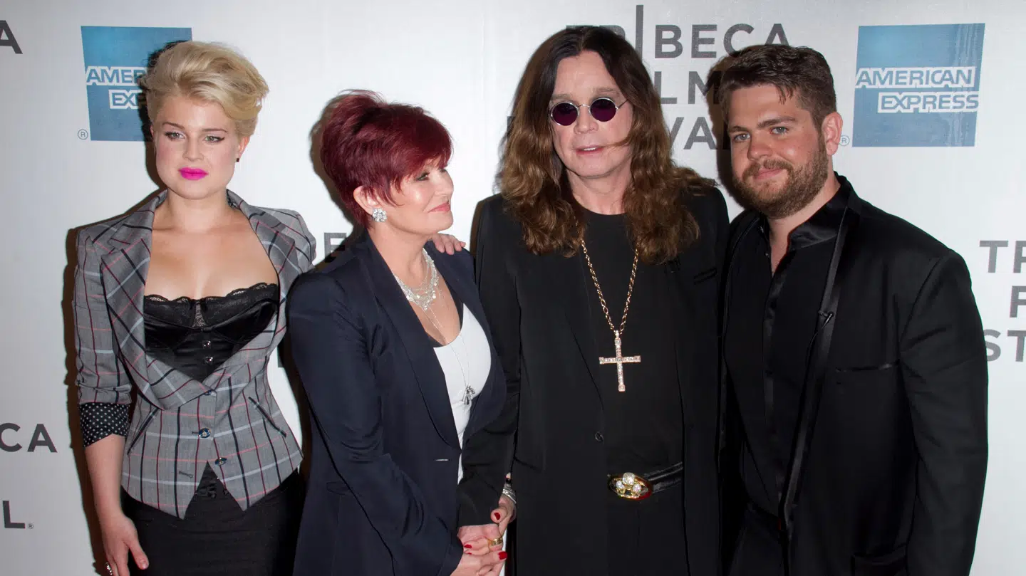 Kelly, Sharon, Ozzy og Jack Osbourne.