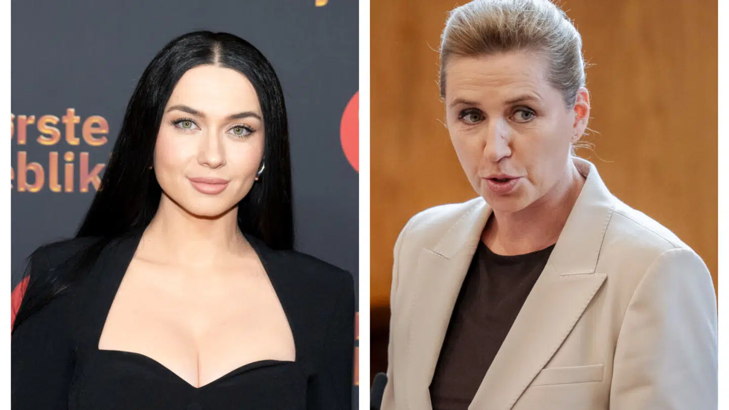 Statsminister Mette Frederiksen har sendt et hjerte i retning af influenceren Irina Olsen.