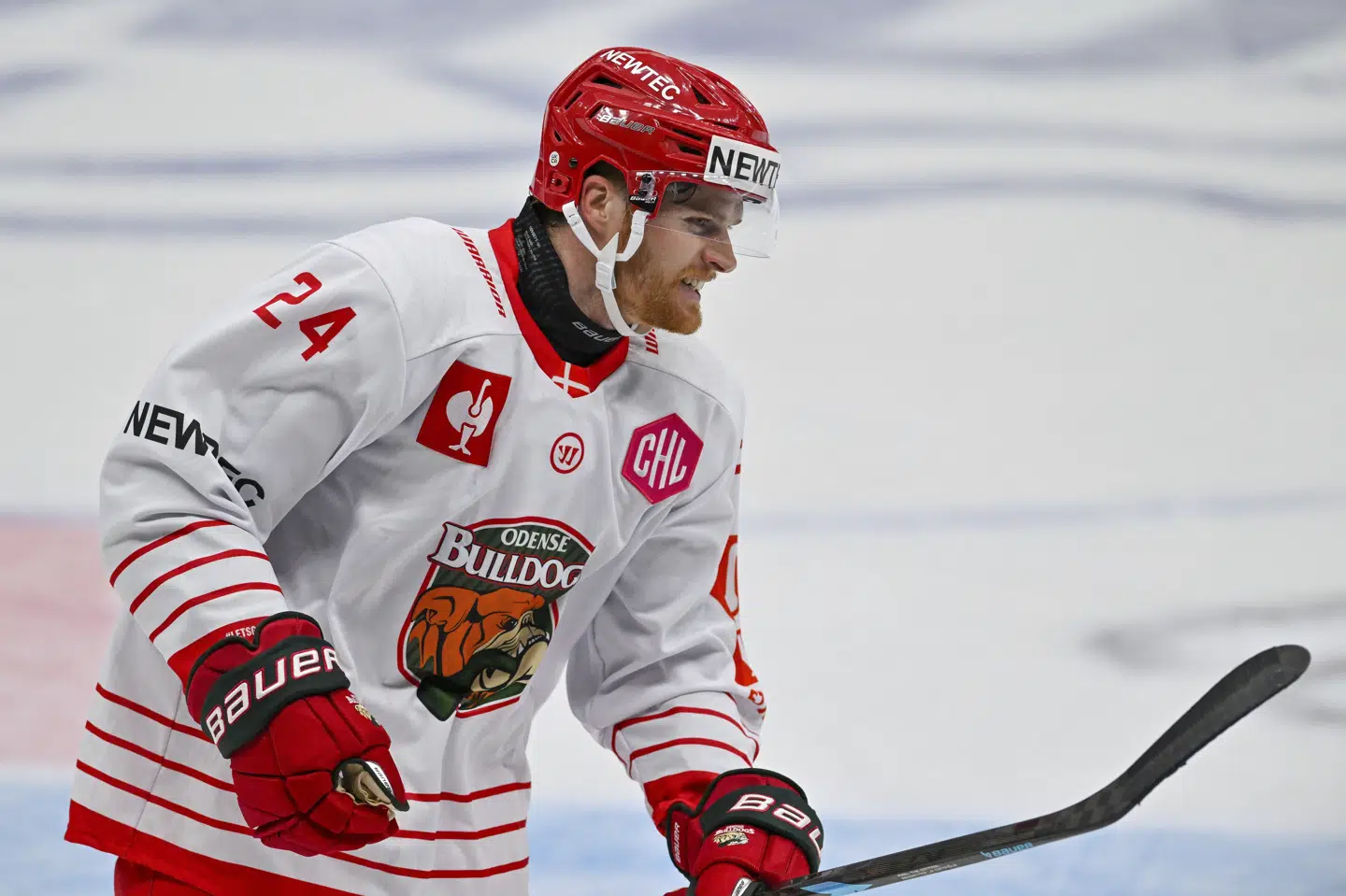 Mason Klee bragte Odense foran allerede efter 26 sekunders spil. (Arkivfoto).