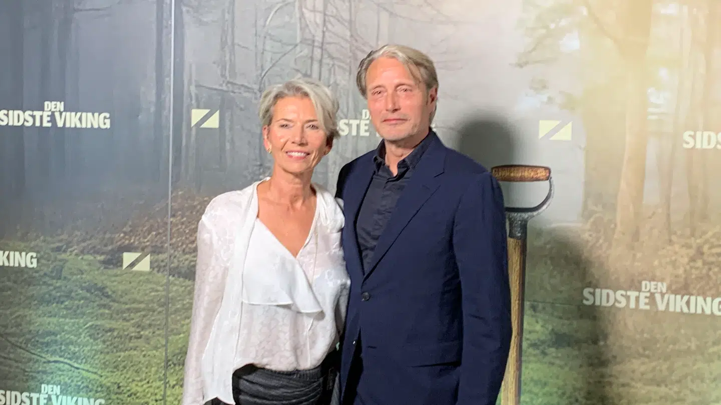 Mads Mikkelsen og hans hustru Hanne Jacobsen.