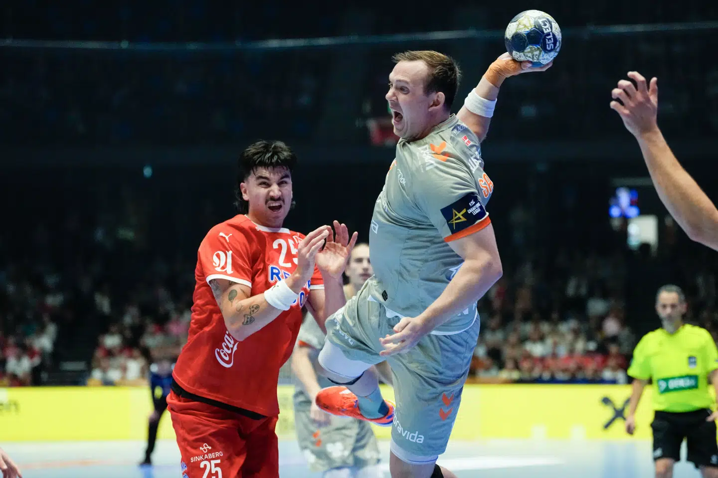 Aalborgs Sander Sagosen var tilbage på sin gamle hjemmebane i Trondheim.