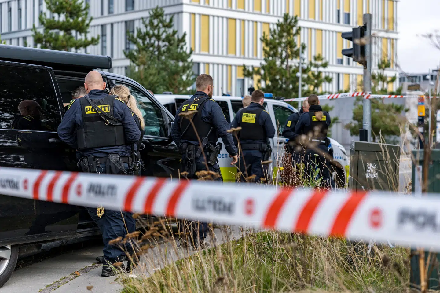 Politiet lavede tirsdag undersøgelser i nærheden af Hvidovre Hospital, efter at en mand havde henvendt sig på hospitalet med knivstik. (Arkivfoto).