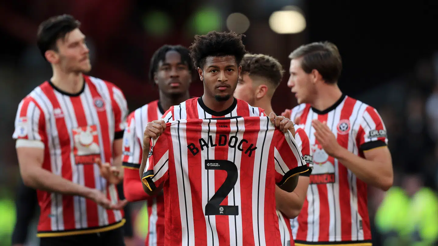 George Baldock spillede en stor del af karrieren i engelsk fodbold - blandt andet for Sheffield United, som ærede ham.